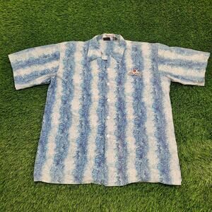 Vintage 1999 NHL Hawaiian Button Shirt XL 25x30 Baggy